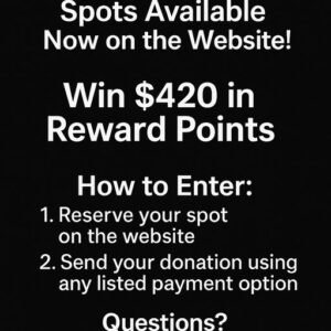 2$ Each | 210 Spots | Win $420 Store Credit – Live Facebook Wheel Spin 🎡💸